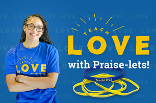 Boys Town kid with Praise-lets