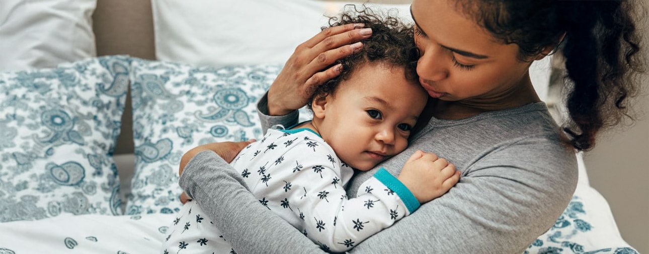 parent calming down child