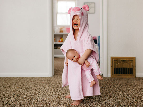 Toddler with bad behavior