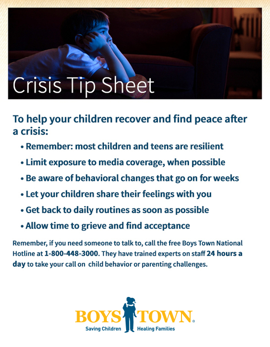 Crisis Tip Sheet