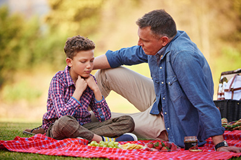 Father son picnic