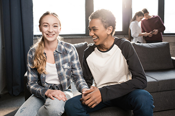 young teen couple