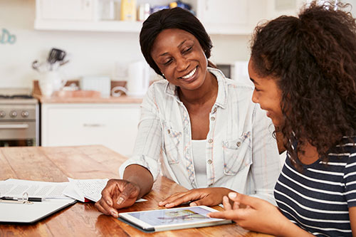 connecting with daughter