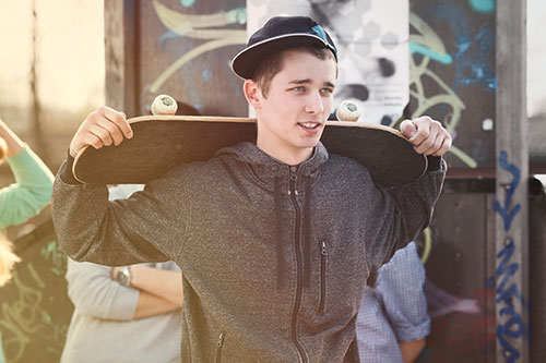 Skateboarding
