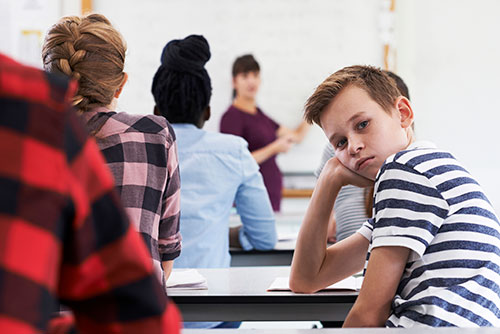 boy in class